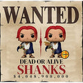 Funko POP! Animation One Piece Shanks #939 Exclusive CHASE