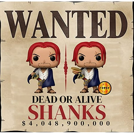 Funko POP! Animation One Piece Shanks #939 Exclusive CHASE
