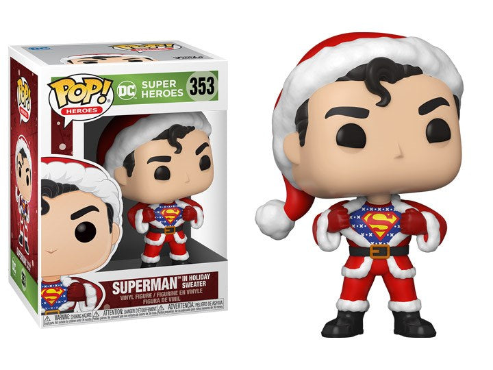 Superman in Holiday Sweater