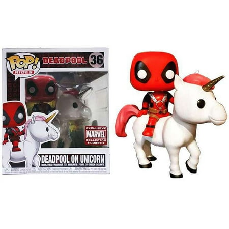 Marvel Funko POP! Rides Deadpool on Unicorn Vinyl Figure