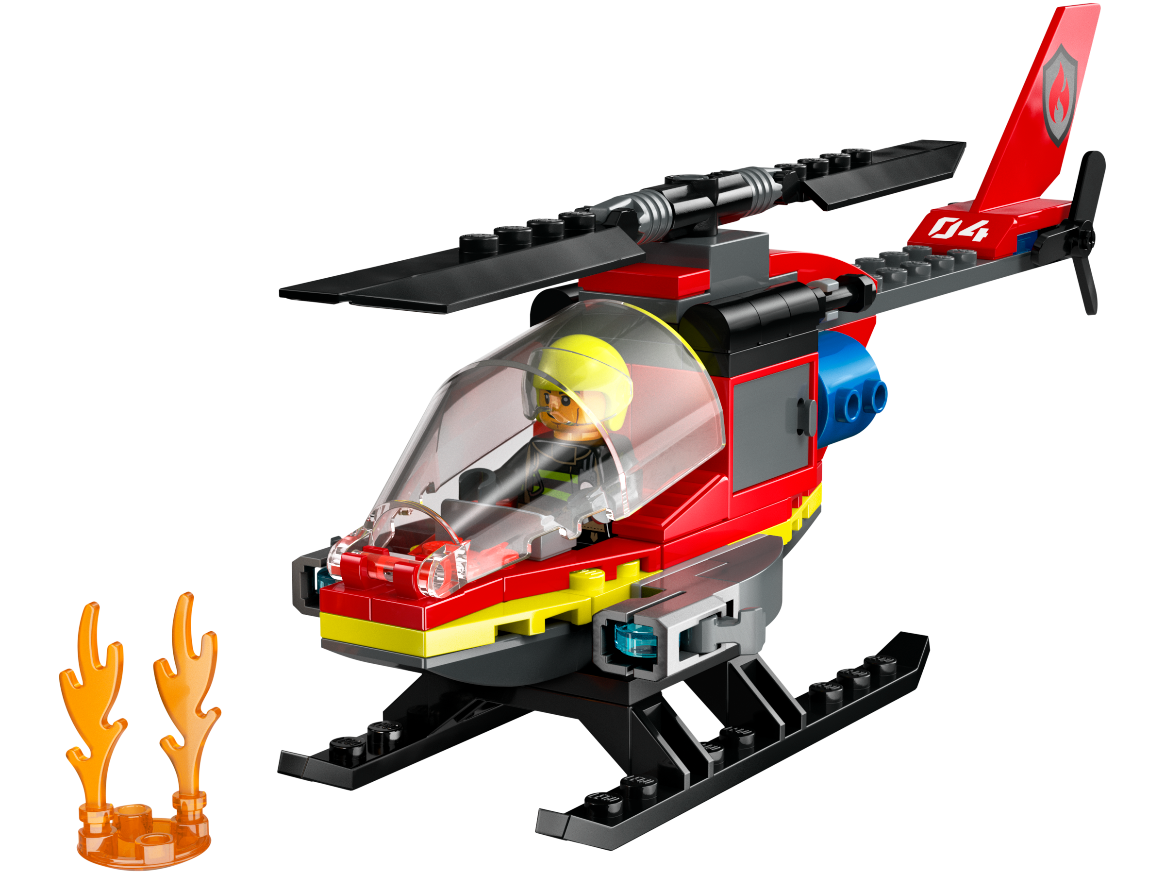 Fire Rescue Helicopter - 60411-1