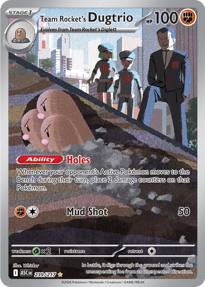 Team Rocket's Dugtrio - 239/217