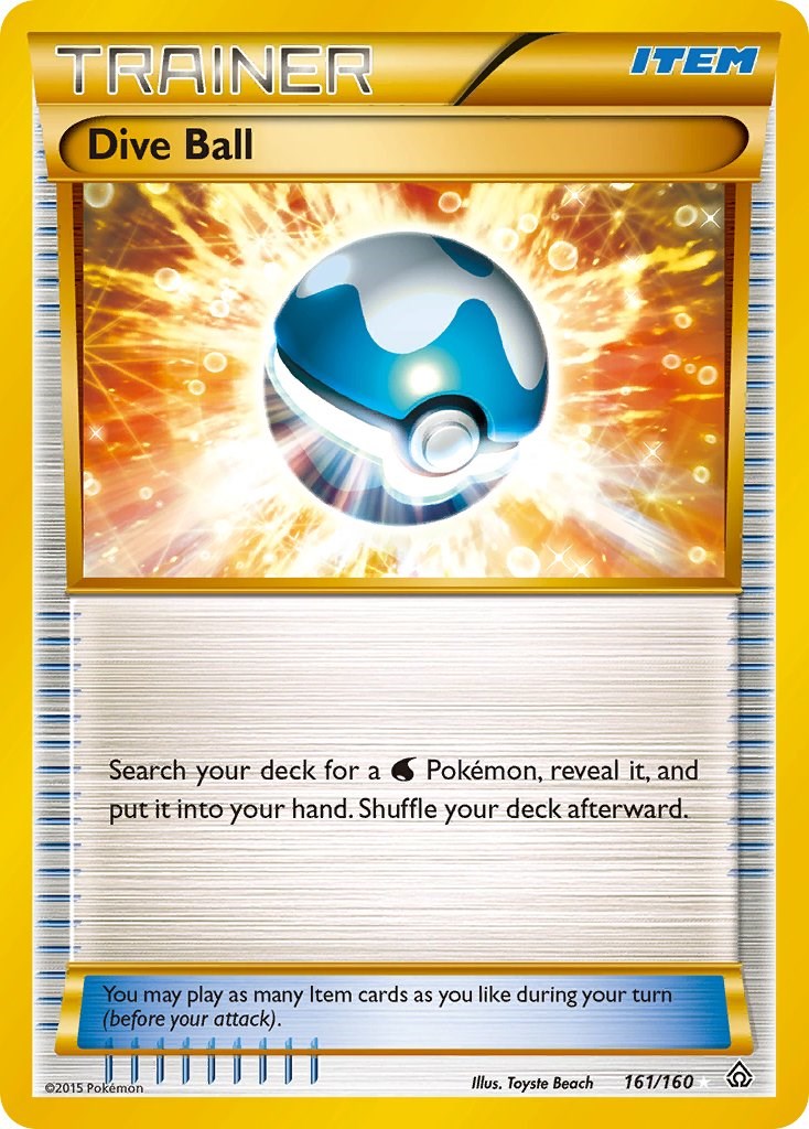 Dive Ball (161 Secret Rare)