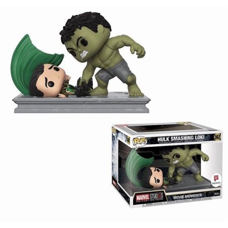 Funko POP Movie Moments Marvel Hulk Smashing Loki 362 Vinyl Figure